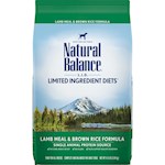 Natural Balance L.I.D. Limited Ingredients Diets Lamb Meal and Brown Rice Dry Dog Food