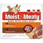 Purina Moist & Meaty Steak & Burger with Cheese Variety Pack