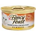 Fancy Feast Canned Tender Liver and Chicken Grilled and Classic  for Cats