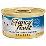 Fancy Feast Canned Ocean Whitefish and Tuna Classic and Grilled  for Cats