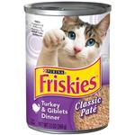 Friskies Classic Pate Turkey & Giblets Dinner for Cats