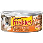 Friskies Canned Prime Filet Chicken and Tuna for Cats