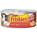 Friskies Canned Prime Filet of Beef for Cats
