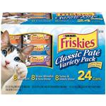 Friskies Canned Classic Pate Variety Pack for Cats