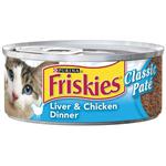 Friskies Canned Classic Pate Liver and Chicken for Cats