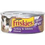 Friskies Canned Classic Pate Turkey and Giblets for Cats