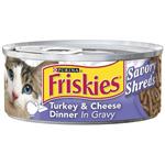 Friskies Classic Pate Shredded Turkey and Cheese for Cats