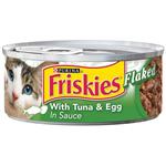 Friskies Classic Pate Flaked Tuna and Egg for Cats