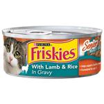 Friskies Classic Pate Lamb and Rice for Senior Cats