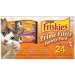 Friskies Prime Filets Turf Variety Pack for Cats