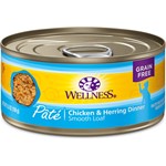 Wellness Chicken & Herring Recipe Canned Cat Food 