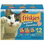 Friskies Fine Cuts Seafood Favorites Variety Pack for Cats