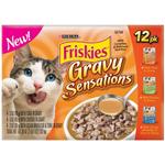 Friskies Fine Cuts Sensations Gravy Variety Pack for Cats