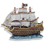Br Skull & Crossbones War Ship