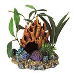 Br Fire Coral Cave With Plants