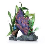 Resin Ornament - Purple Ridge Coral Cave w/Plants