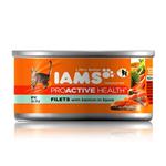 Iams Cat Filet Salmon/Sauce Canned Food