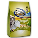 Tuffies Pet Nutrisource Sr. Weight Chicken/Rice Dry Cat Food
