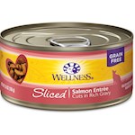 Wellness Sliced Salmon Entree Canned Cat Food