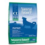 Natural Balance Alpha Lamb, Chicken Meal & Rabbit Dry Dog Formula