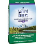 Natural Balance L.I.D Limited Ingredient Diets Lamb Meal and Brown Rice Large Breed Bites Dry Dog Formula