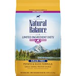 Natural Balance L.I.D Limited Ingredient Diets Potato and Duck Small Breed Bites Dry Dog Formula