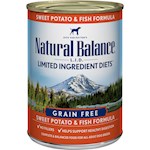 Natural Balance L.I.D Limited Ingredient Diets Fish and Sweet Potato Canned Dog Formula