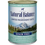 Natural Balance L.I.D Limited Ingredient Diets Sweet Potato and Chicken Canned Dog Formula