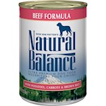 Natural Balance Ultra Premium Beef Canned Dog Formula