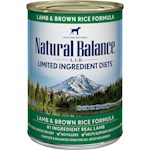 Natural Balance L.I.D Limited Ingredient Diets Lamb and Brown Rice Canned Dog Formula