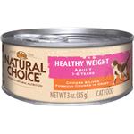 Nutro Natural Choice Canned Adult Cat Healthy Weight Chicken & Liver Formula Chunks in Gravy
