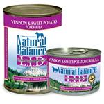 Natural Balance L.I.D Limited Ingredient Diets Venison and Sweet Potato Canned Dog Formula