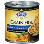 Nature's Recipe Grain Free Chicken and Turkey Stew with Sweet Potato and Green Beans Dog Food