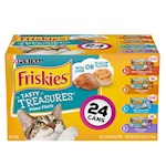 Friskies Tasty Treasures With Cheese Variety Pack Canned Cat Food