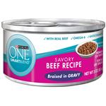 Purina ONE SMARTBLEND Savory Beef Recipe Braised in Gravy