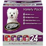 Cesar Canine Cuisine Gourmet Beef Variety Pack