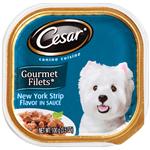 Cesar Canine Cuisine Gourmet Filets New York Strip In Sauce