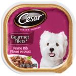 Cesar Canine Cuisine Gourmet Filets Prime Rib In Sauce