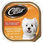 Cesar Canine Cuisine Sunrise Chicken & Cheddar Cheese Souffle In Meaty Juices Dog Food
