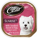 Cesar Canine Cuisine Sunrise With Smoked Bacon & Egg In Meaty Juices