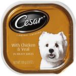 Cesar Canine Cuisine With Chicken & Veal In Meaty Juices Dog Food