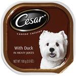 Cesar Canine Cuisine With Duck In Meaty Juices