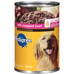 Pedigree Meaty Ground Dinner With Chopped Beef Dog Food