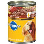 Pedigree Meaty Ground Dinner With Chunky Beef, Bacon & Cheese Dog Food 