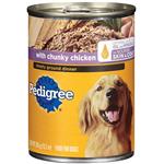 Pedigree Meaty Ground Dinner With Chunky Chicken Dog Food 