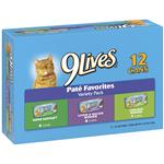 9 Lives Pate Favorites Variety Pack Canned Cat Food