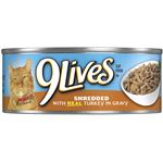 9 Lives Shredded Turkey In Gravy