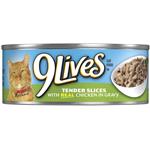 9 Lives Tender Cuts With Real Chicken In Gravy