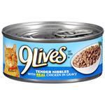 9 Lives Tender Nibbles With Real Chicken In Gravy