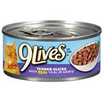 9 Lives Tender Slices With Real Veal In Gravy